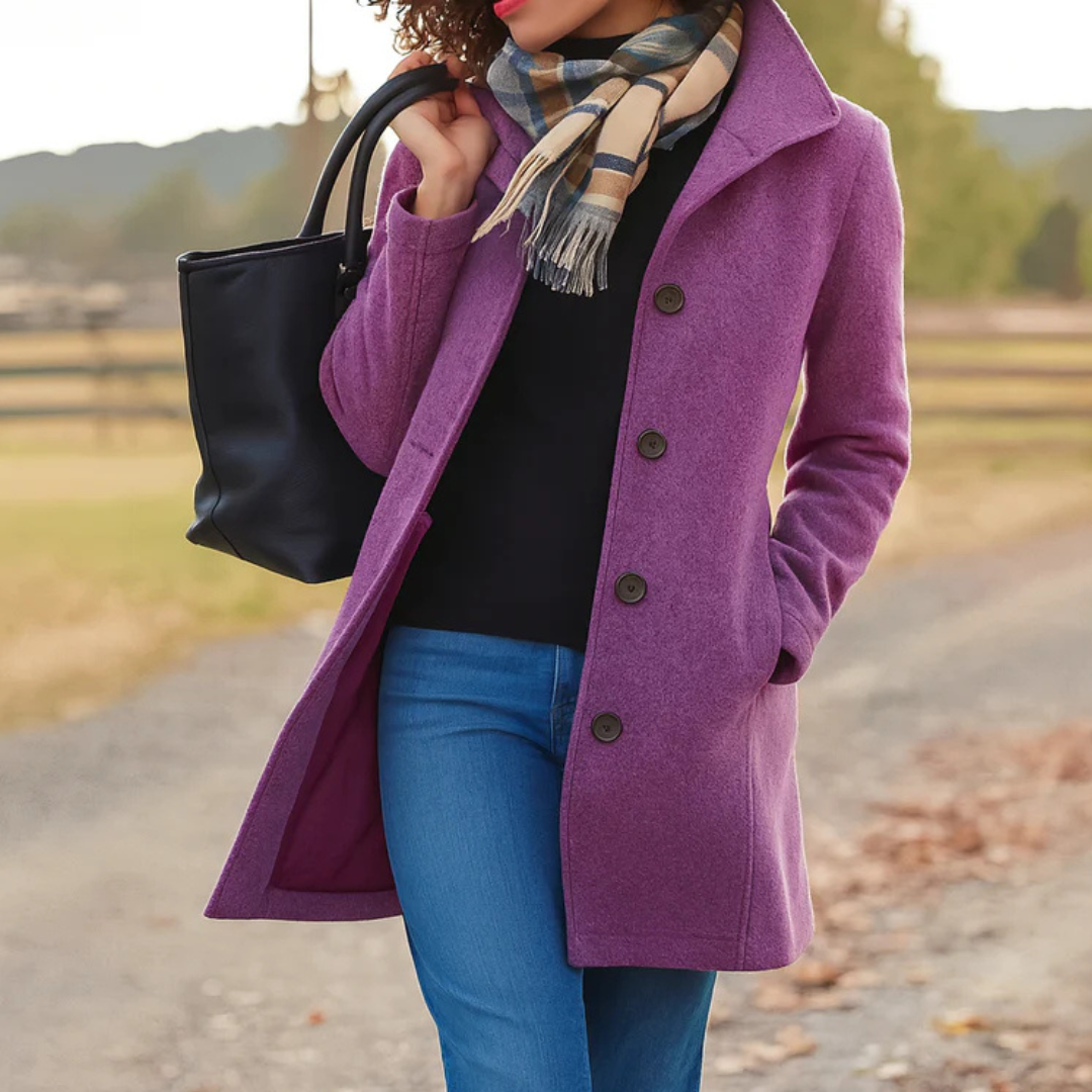 Lotte | Klassieke jas met elegante knopen