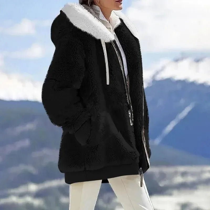 Alexa | Winterjas met capuchon en rits