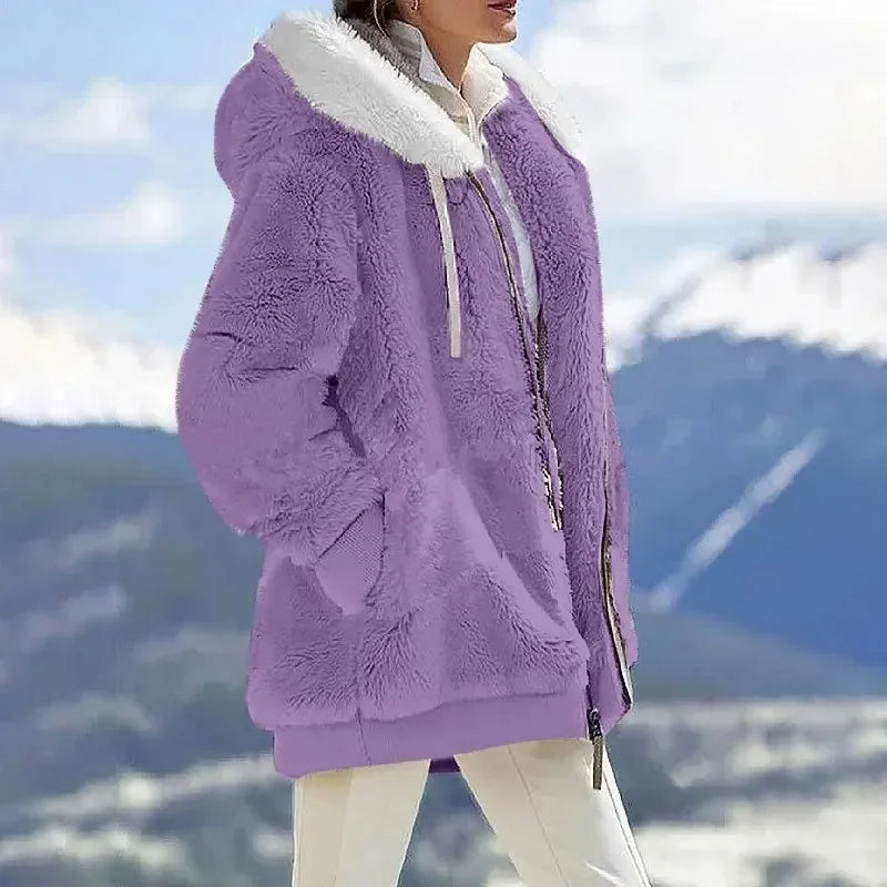 Alexa | Winterjas met capuchon en rits