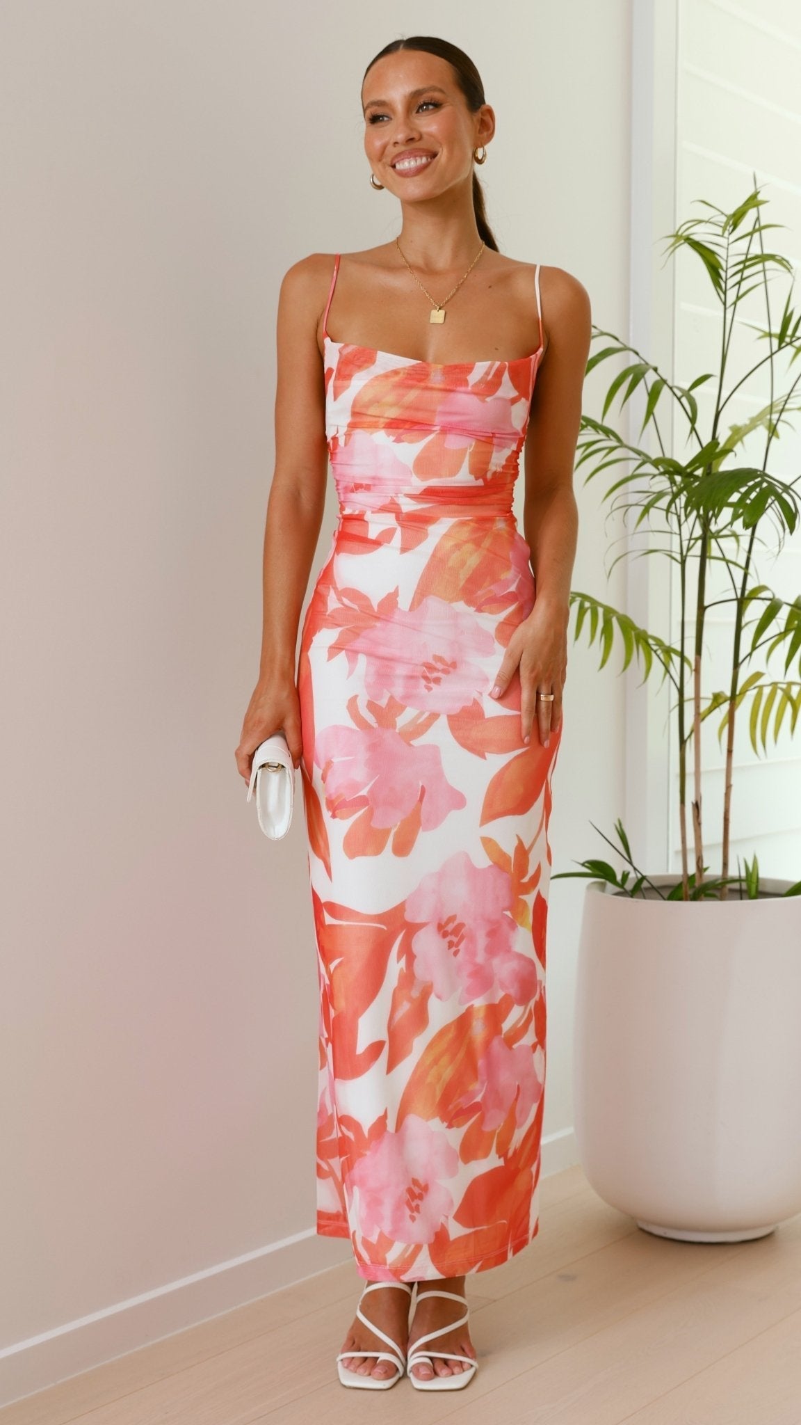 Ashley | Gebloemd Maxikleed