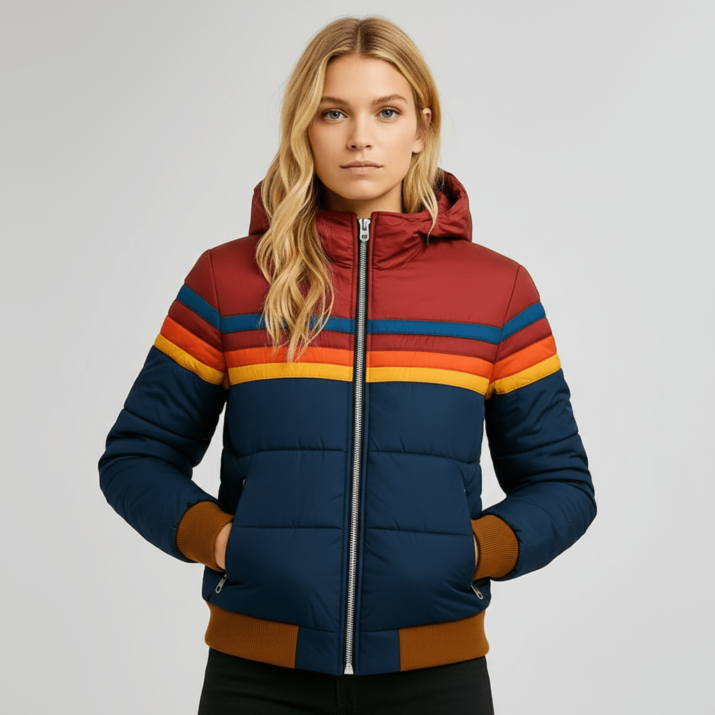 Sentra | De Retro Regenboog Pufferjas