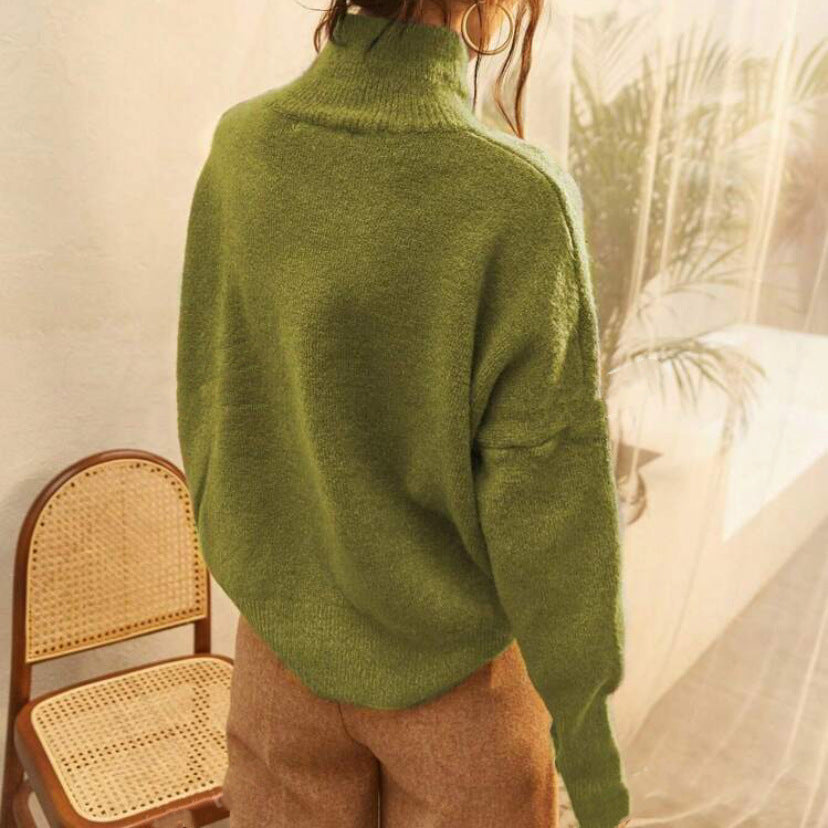 Fisal | Casual coltrui met lange mouwen