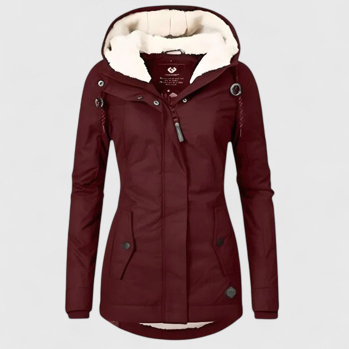Anita | Waterdichte winterjas met capuchon