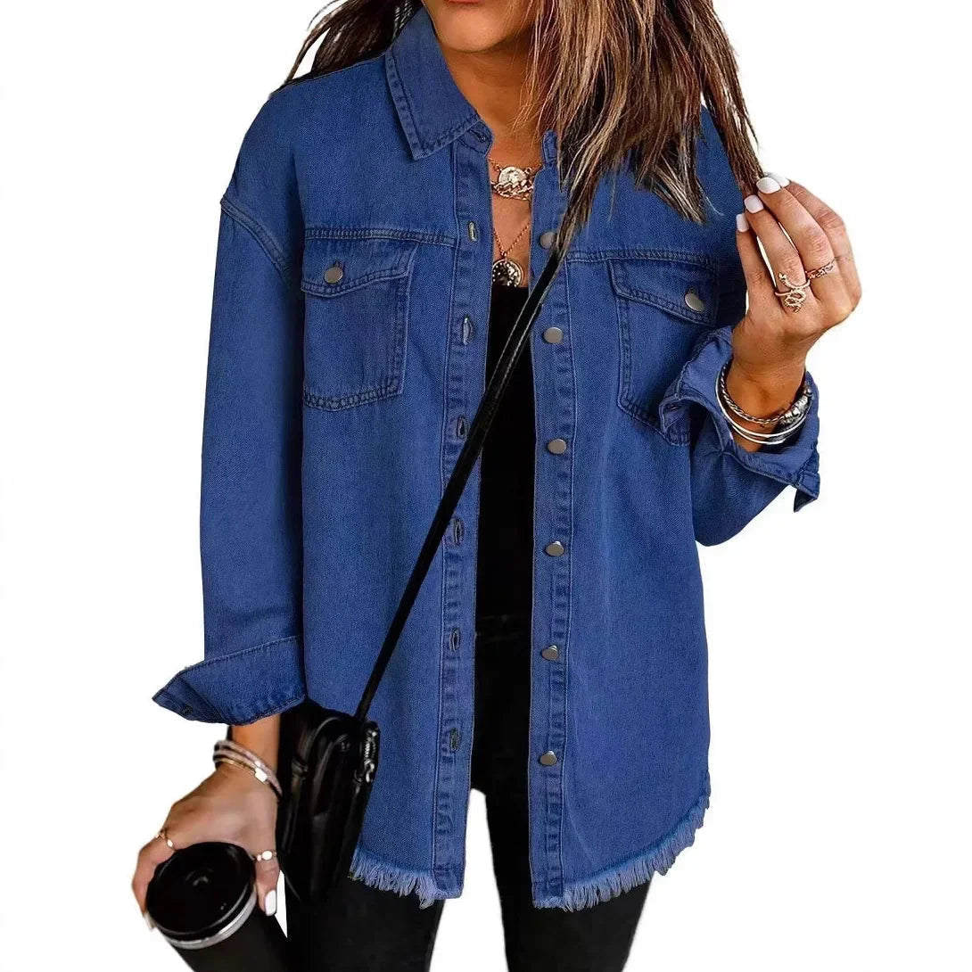 Khea | Denim overhemdjasje