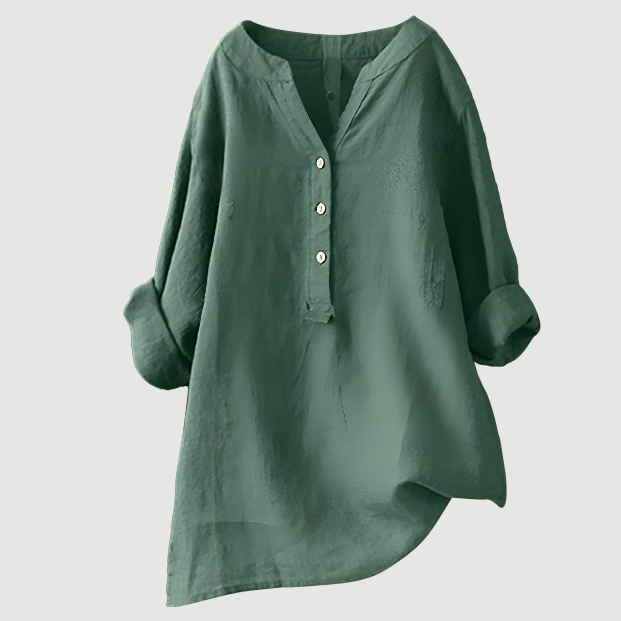 LINA | Lichte en comfortabele linnen blouse voor vrouwen