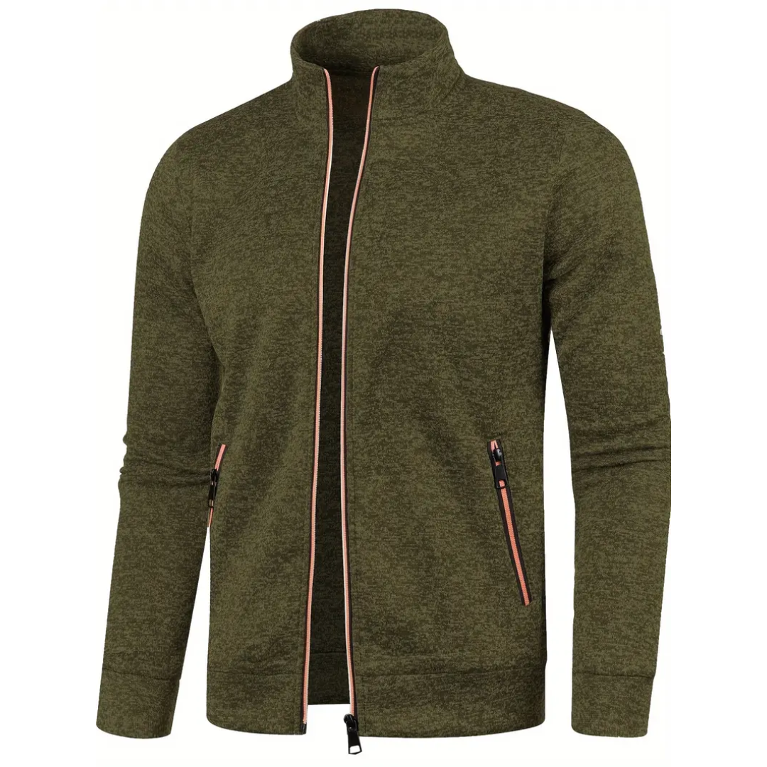 Charles | Klassiek Gebreid Vest met Rits