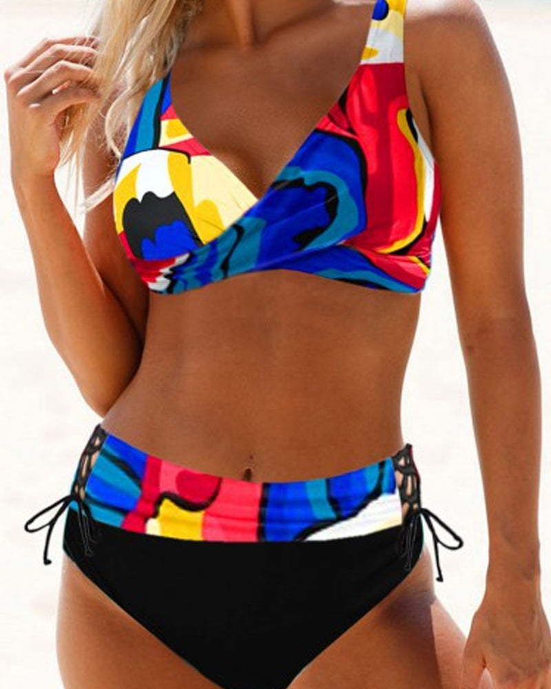 Eva - Vrolijke Kleurrijke Bikini