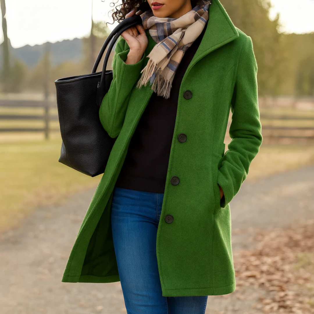 Lotte | Klassieke jas met elegante knopen
