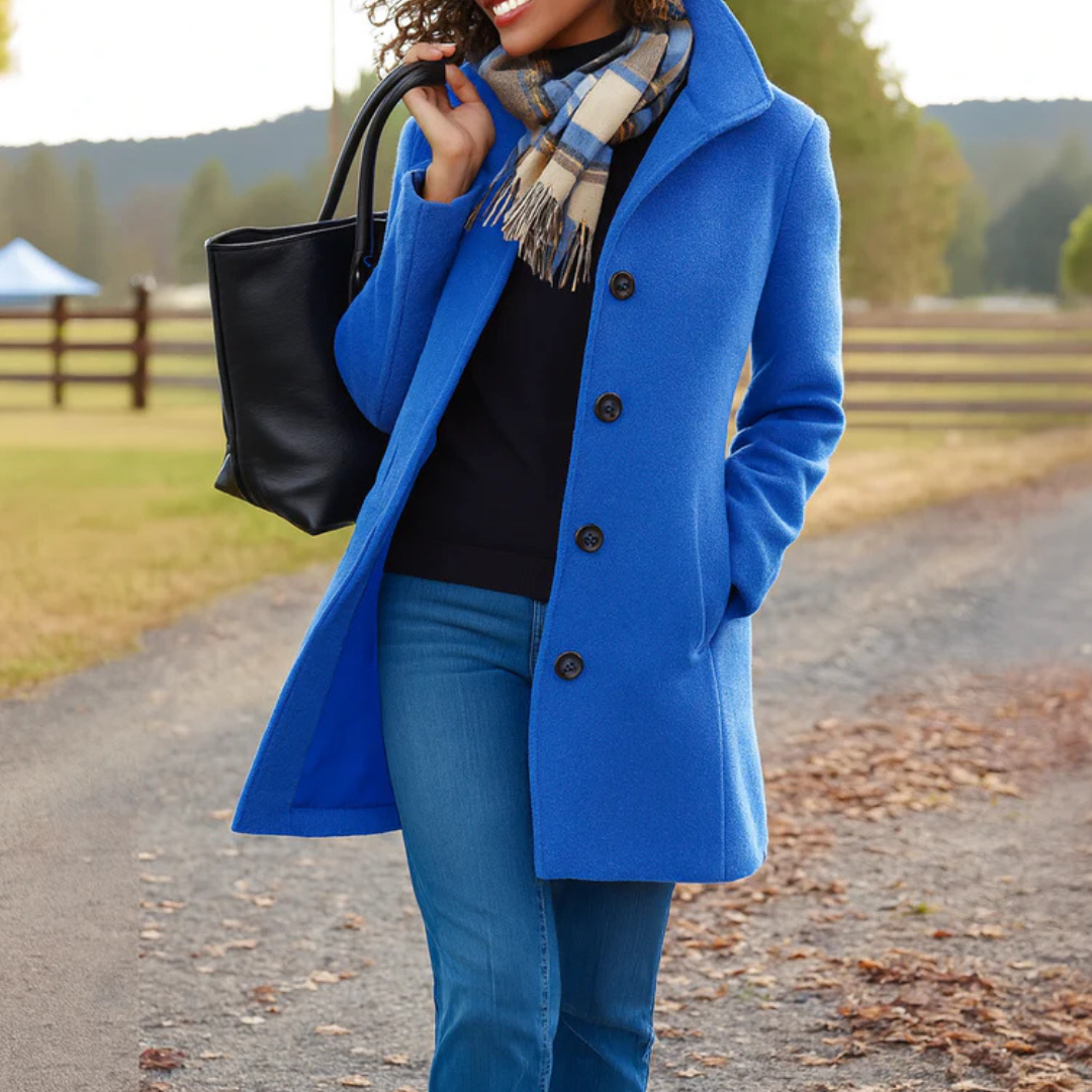 Lotte | Klassieke jas met elegante knopen