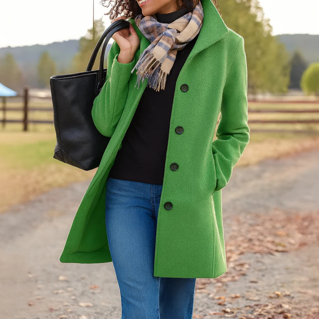 Lotte | Klassieke jas met elegante knopen