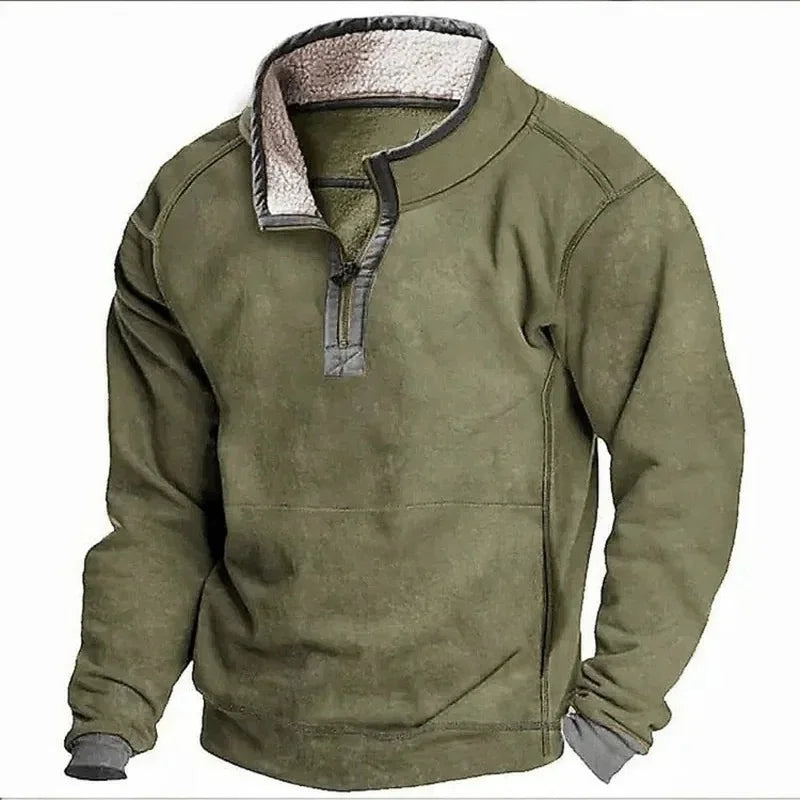 Beeckhoven | Fleece gevoerd herfstshirt