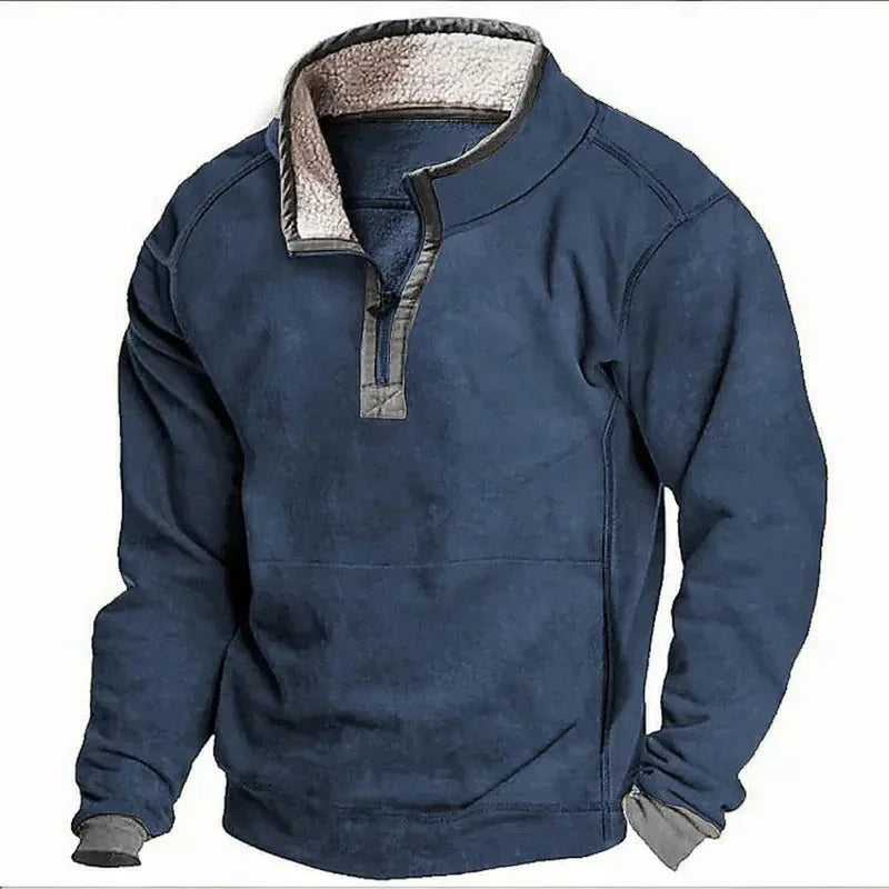 Beeckhoven | Fleece gevoerd herfstshirt