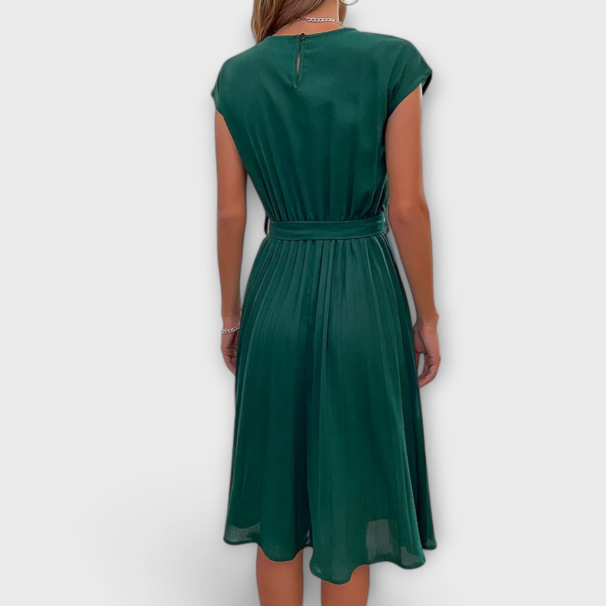 Claire | Casual Plissé Jurk
