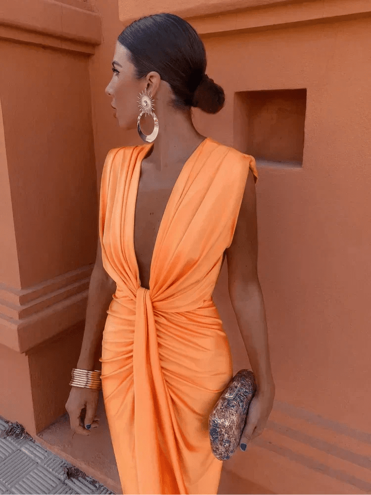 Cordelia | Elegante Drapé Jurk