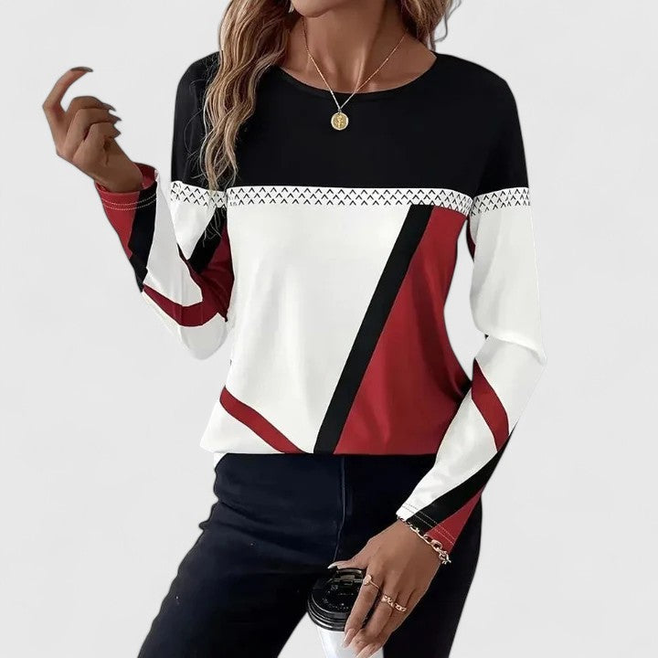 Lena | Top met grafische print