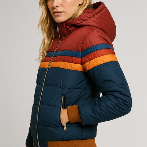 Sentra | De Retro Regenboog Pufferjas