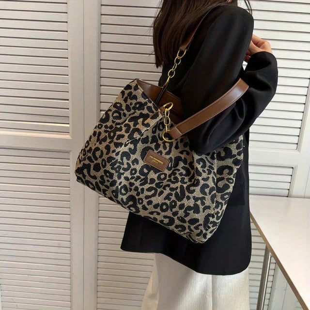 Leonora | Luipaard Charm Tote