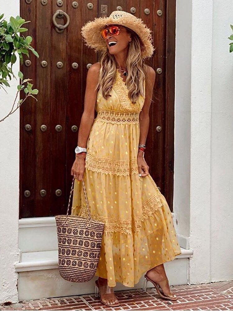Joanna | Boho Maxikleed