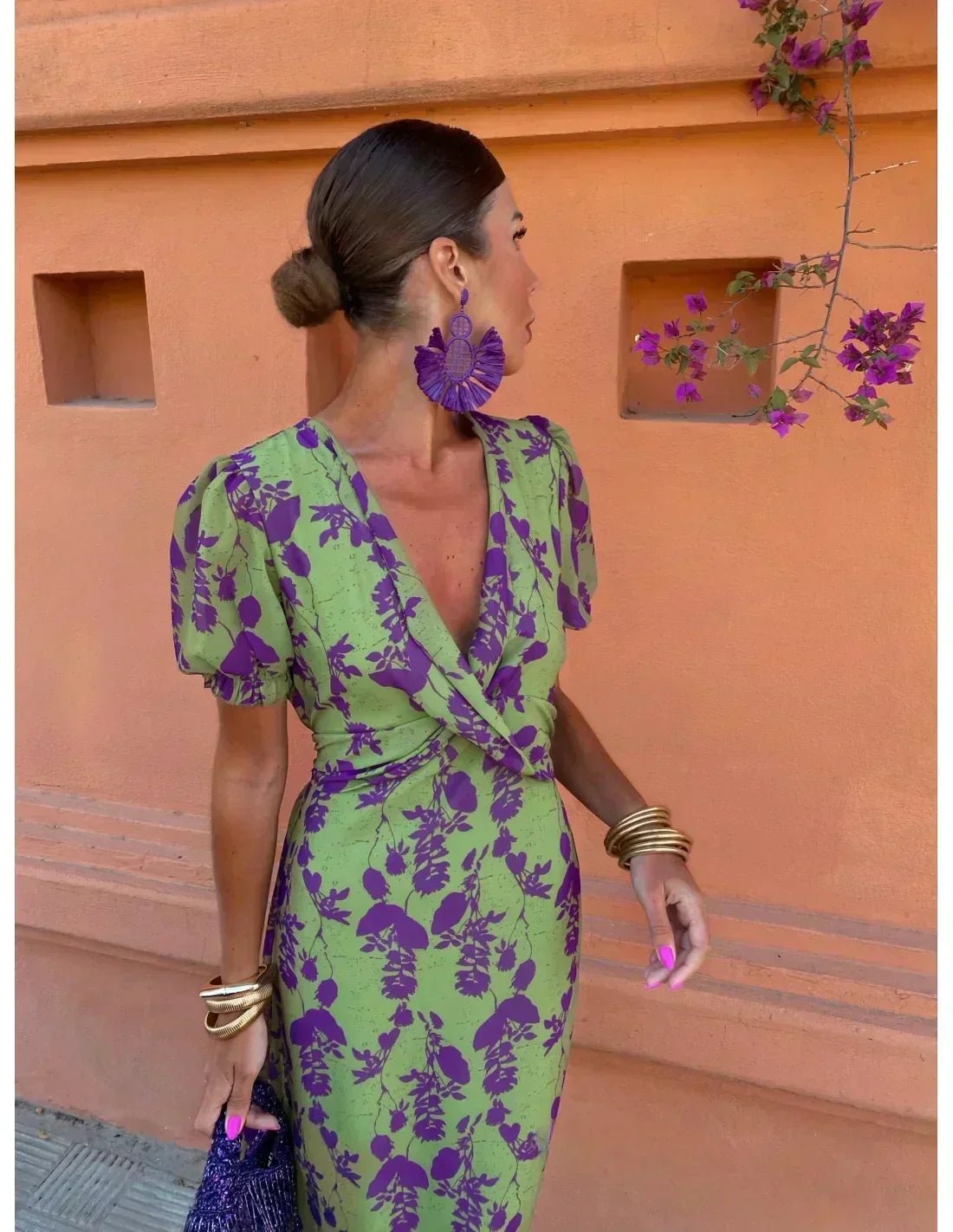 Melys | Elegante gedrukte jurk