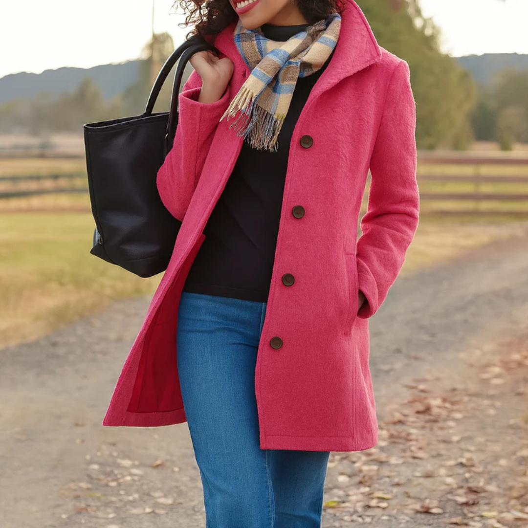 Lotte | Klassieke jas met elegante knopen