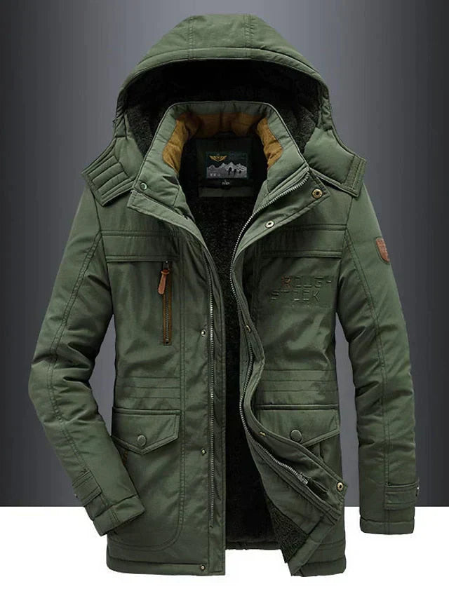 Borys – Warme Herenkraag met fleece en premium winterwolmix