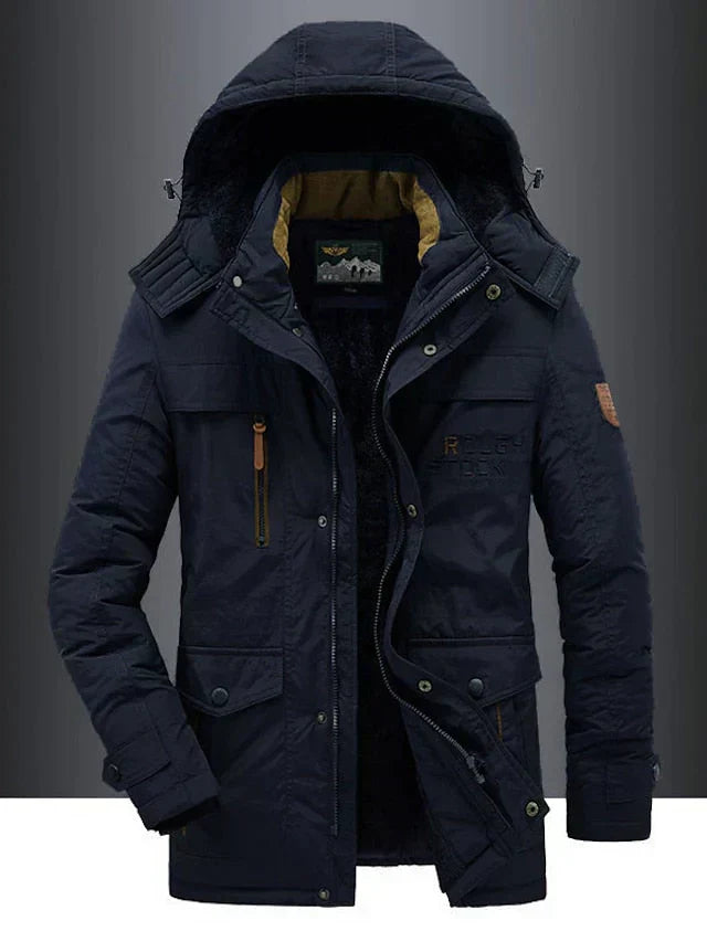 Borys – Warme Herenkraag met fleece en premium winterwolmix