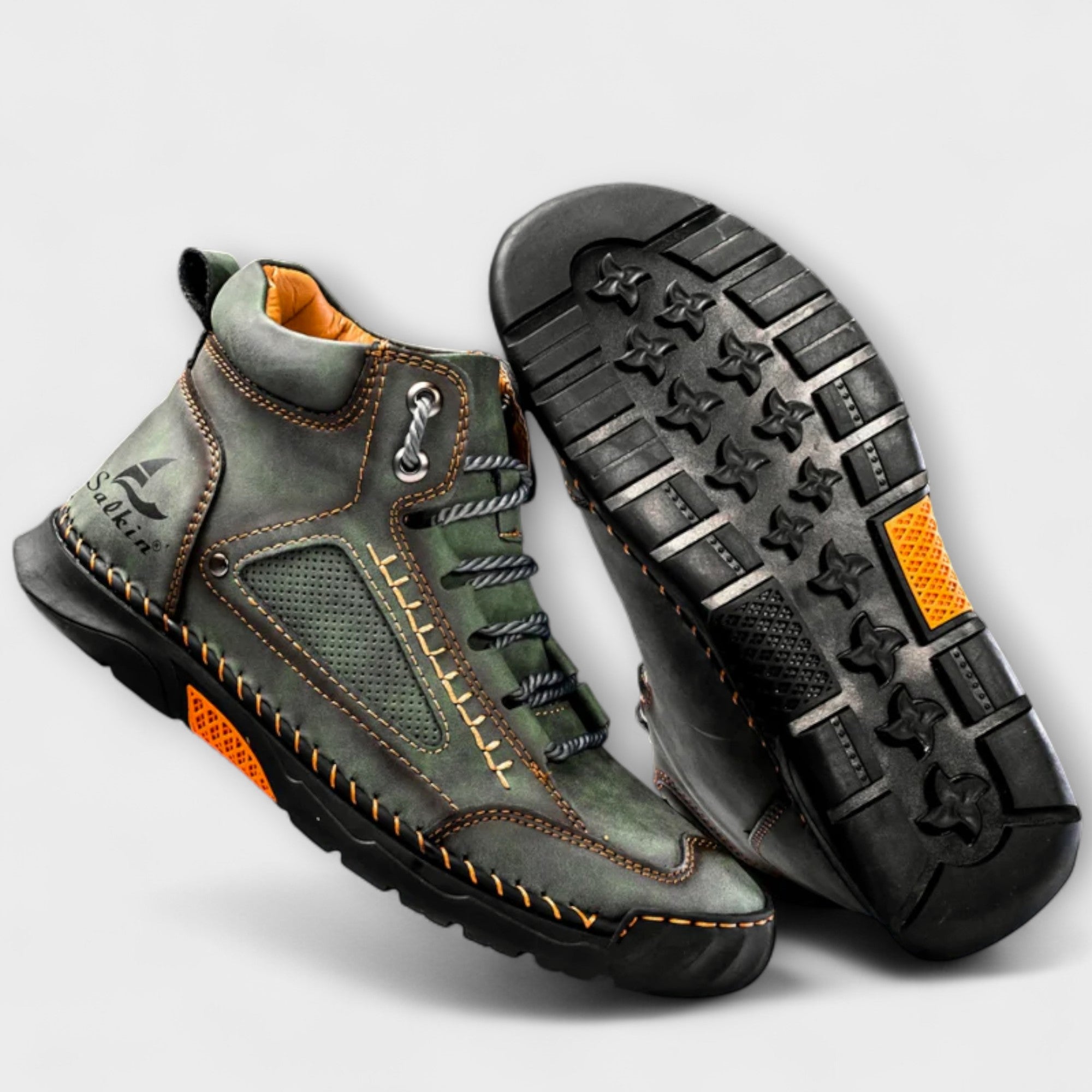 Rick™ | Leren hoge schoenen