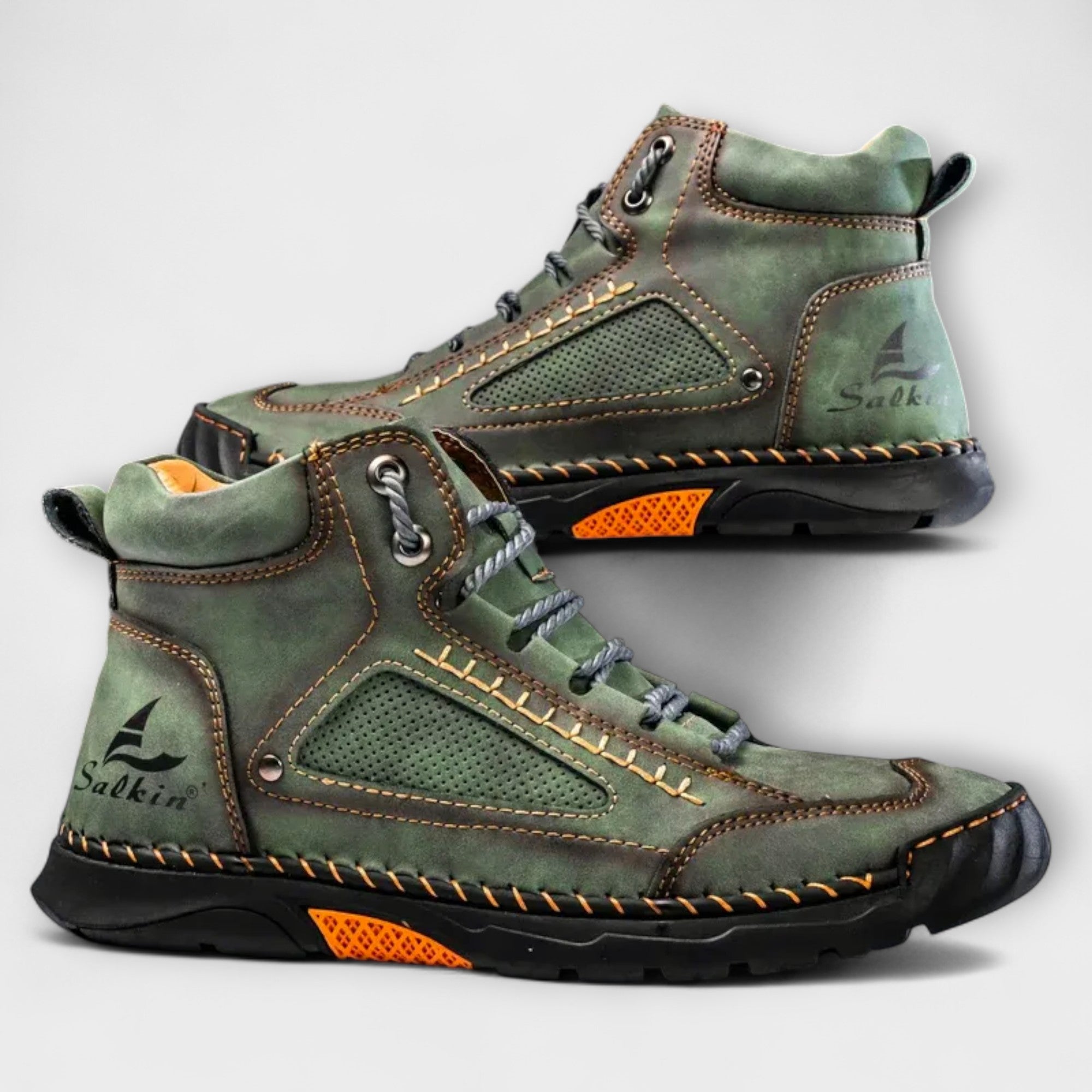 Rick™ | Leren hoge schoenen