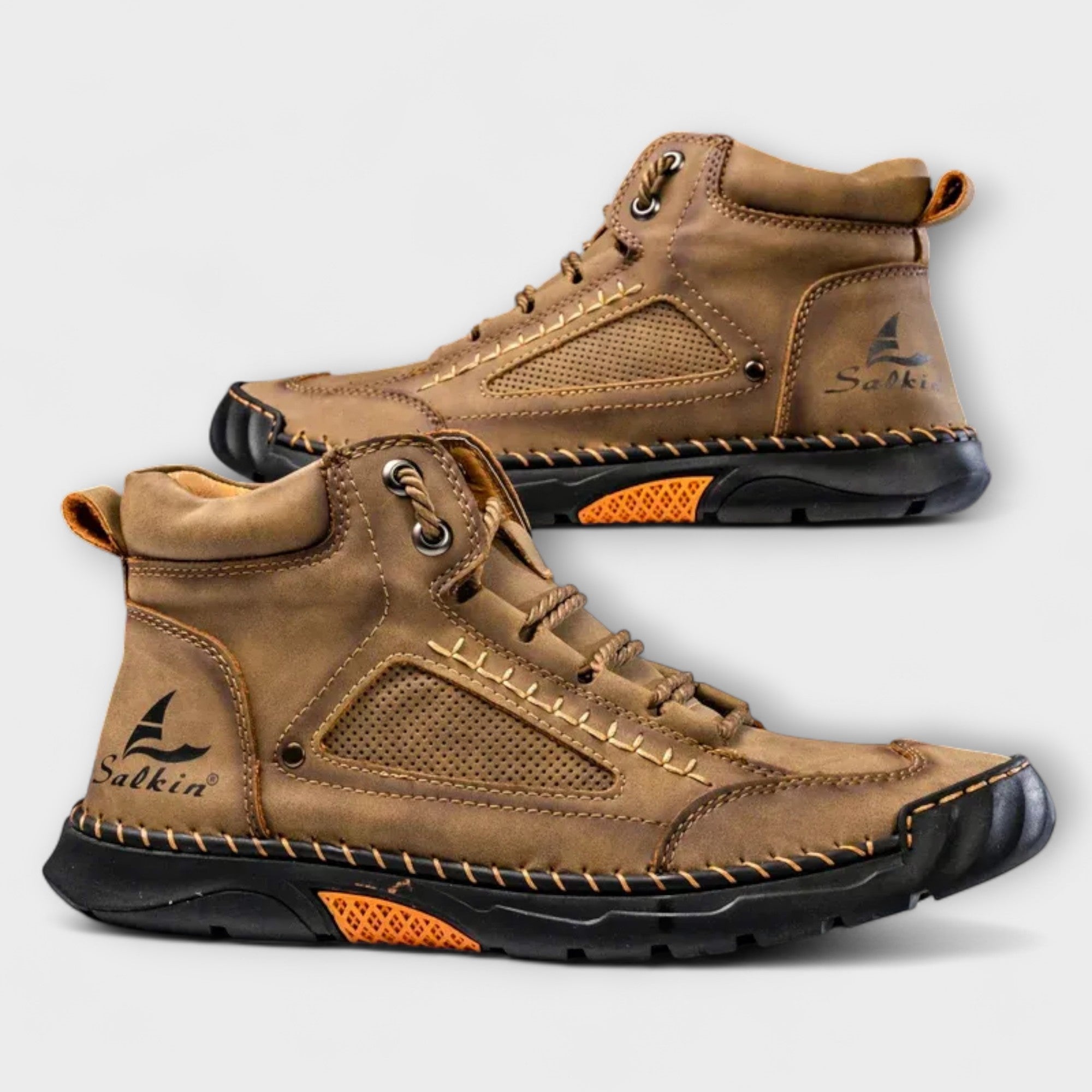 Rick™ | Leren hoge schoenen