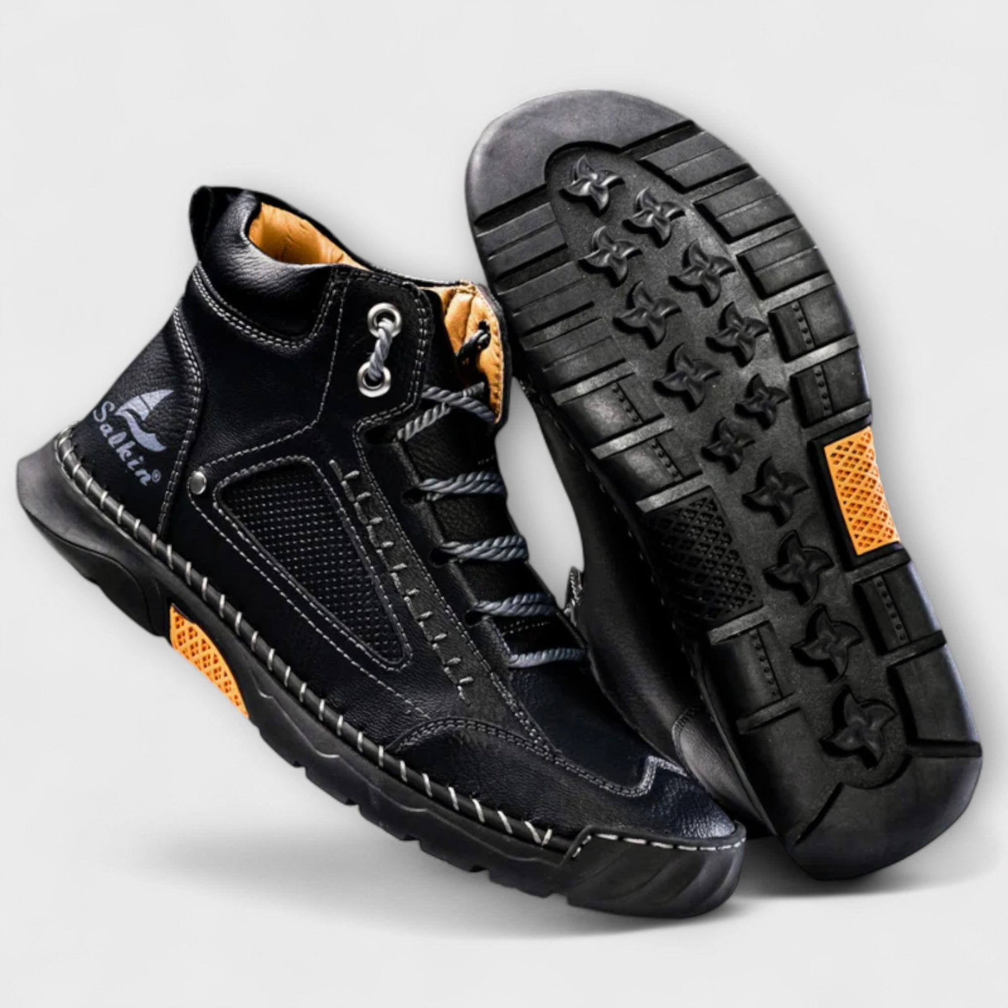 Rick™ | Leren hoge schoenen